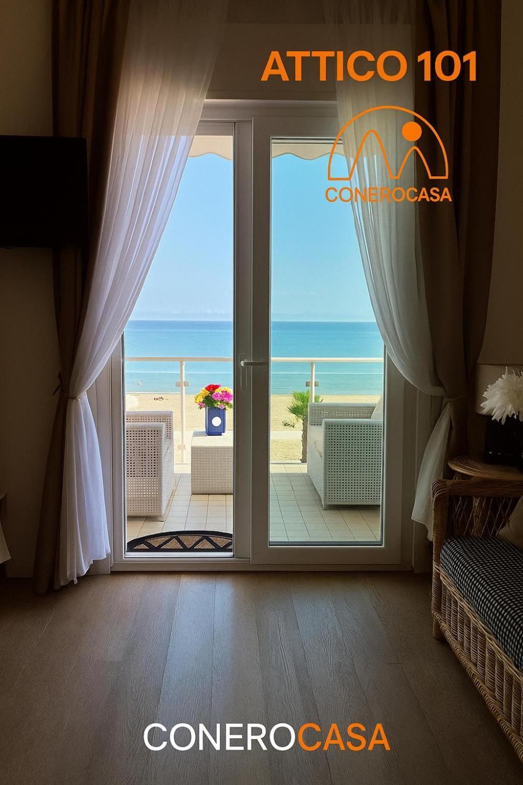Conero Casa - Marcelli Di Numana In Via Litoranea 101 Sul Mare Vista Spiaggia Con Parcheggio Esclusivo Екстер'єр фото