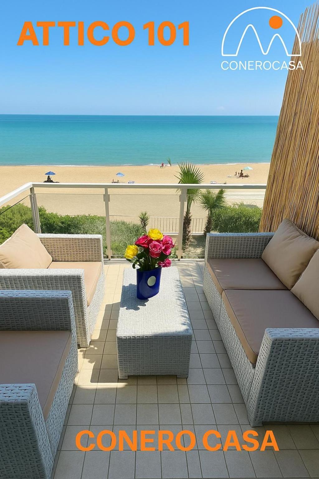 Conero Casa - Marcelli Di Numana In Via Litoranea 101 Sul Mare Vista Spiaggia Con Parcheggio Esclusivo Екстер'єр фото